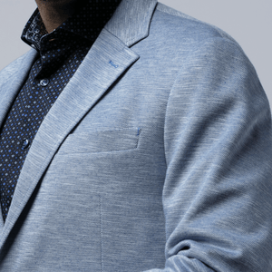 Slate Blue Knit Blazer - 7 Downie St.®