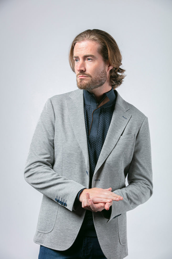 Voyager Grey Knit Sport Coat - 7 Downie St.®