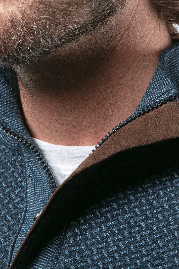 Omaha 1/4 Zip Navy - 7 Downie St.®