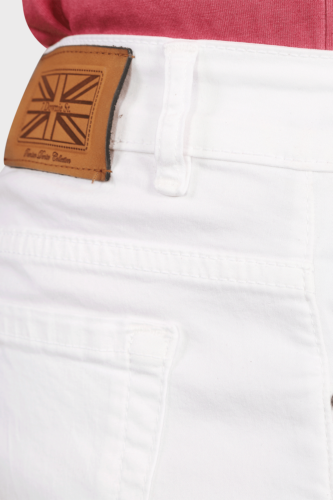 Five Pocket Stretch Pants in White - 7 Downie St.®