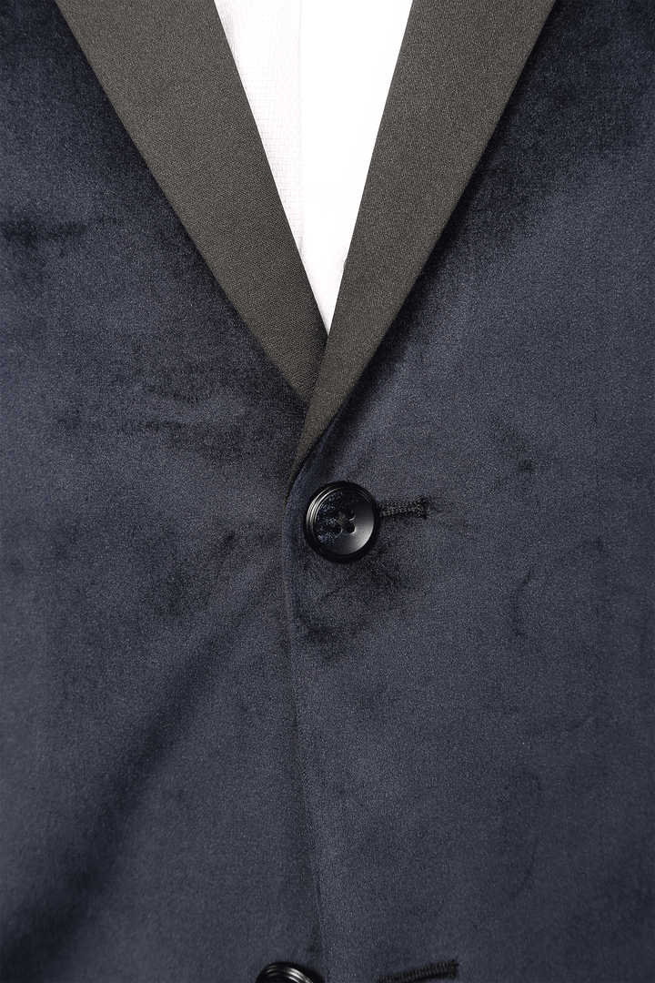 Wynn Solid Navy Dinner Jacket - 7 Downie St.®