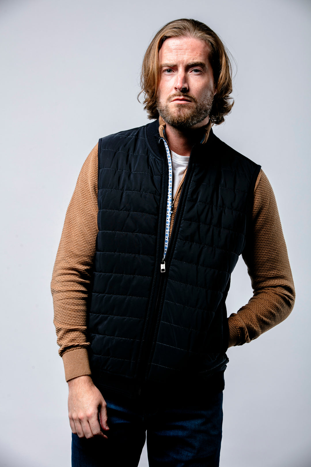 Montana Nylon Vest Navy - 7 Downie St.®