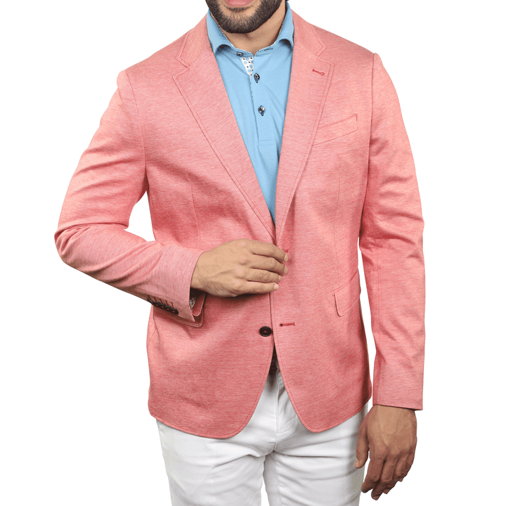 Eagle Red Cotton Knit Blazer - 7 Downie St.®